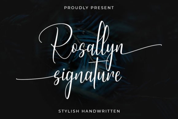 Rosallyn Signature Font - Featured Image