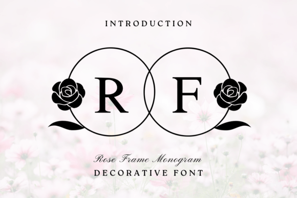 Rose Frame Monogram Font - Featured Image