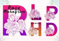 Rose Monogram Font - Featured Image