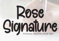 Rose Signature Font - Featured Image