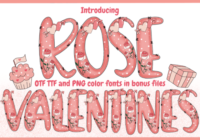 Rose Valentines Font - Featured Image