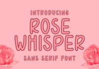 Rose Whisper Font - Featured Image