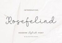 Rosefelind Font - Featured Image