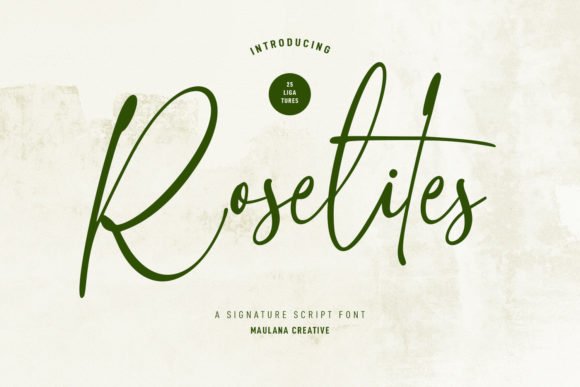 Roselites Font - Featured Image