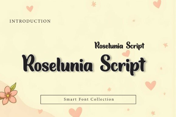 Roselunia Script Font - Featured Image
