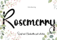 Rosemerry Font - Featured Image