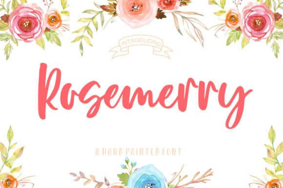 Rosemerry Script Font - Featured Image