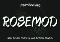 Rosemod Font - Featured Image