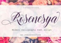Rosenesya Font - Featured Image