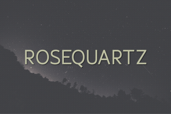 Rosequartz Font - Featured Image