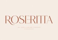 Roseritta Font - Featured Image