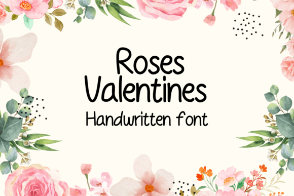 Roses Valentines Font - Featured Image