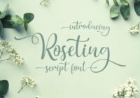 Roseting Font - Featured Image