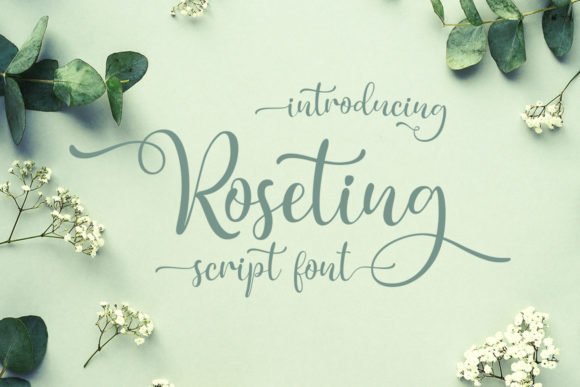Roseting Font - Featured Image