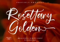 Rosettary Golden Font - Featured Image