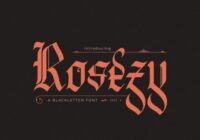 Rosezy Font - Featured Image