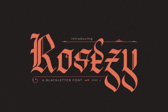 Rosezy Font - Featured Image