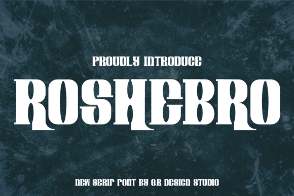 Roshebro Font - Featured Image
