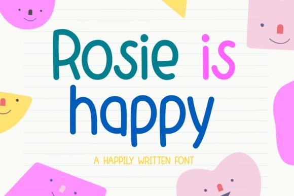 Rosie is Happy Font - Featured Image