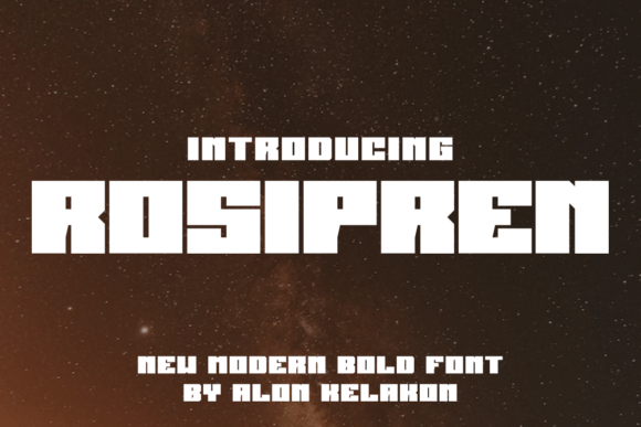 Rosipren Font - Featured Image
