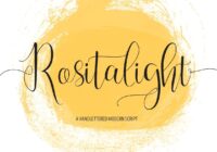 Rositalight Font - Featured Image