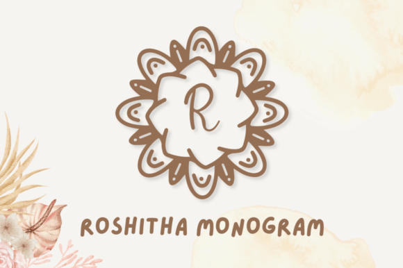 Rositha Monogram Font - Featured Image