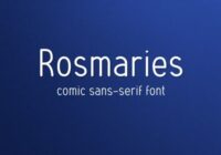 Rosmaries Font - Featured Image