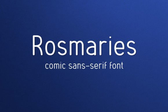 Rosmaries Font - Featured Image