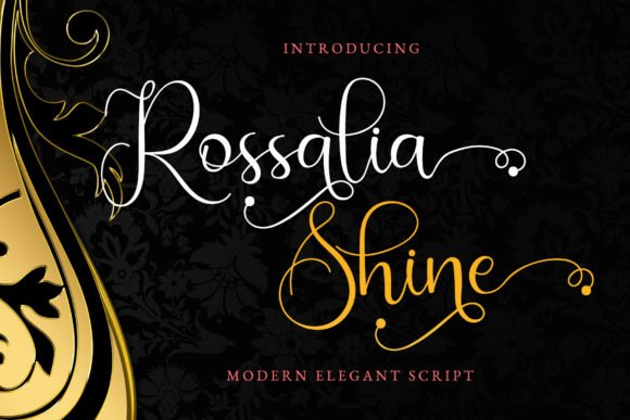 Rossalia Shine Font - Featured Image