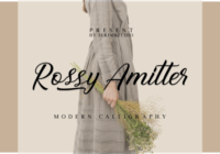 Rossy Amitter Font - Featured Image