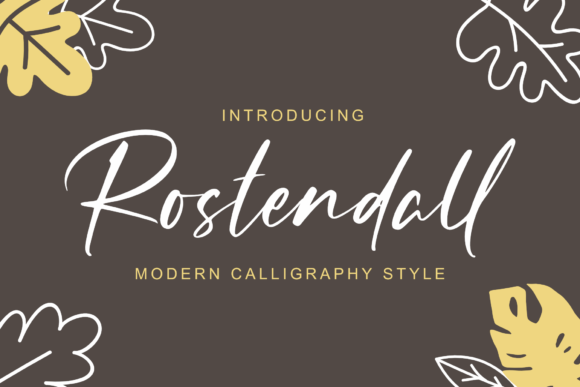 Rostendall Font - Featured Image