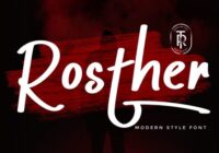 Rosther Font - Featured Image