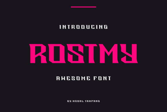 Rostmy Font - Featured Image