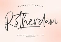 Rotherdam Font - Featured Image