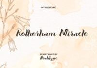Rotherham Miracle Font - Featured Image