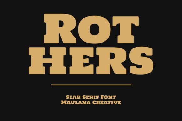 Rothers Font - Featured Image