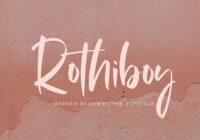 Rothhiboy Font - Featured Image