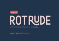Rotrude Family Font - Featured Image