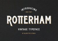 Rotterham Font - Featured Image