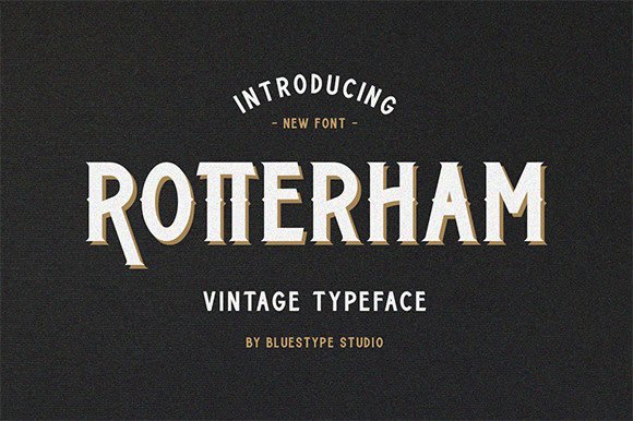 Rotterham Font - Featured Image