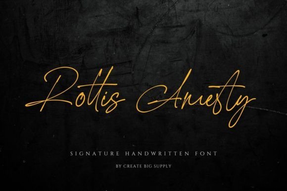 Rottis Amesty Font - Featured Image