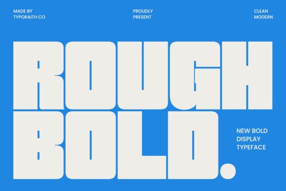 Rough Bold Font - Featured Image