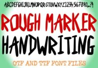 Rough Marker Font - Featured Image