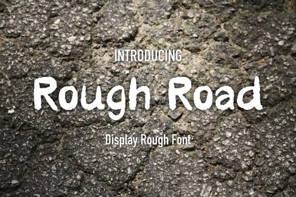 Rough Road Font - Featured Image