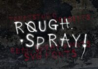 Rough Spray Font - Featured Image