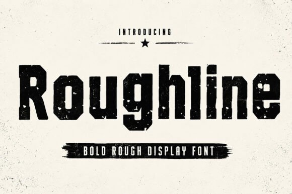 Roughline Font - Featured Image
