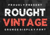 Rought Vintage Font - Featured Image