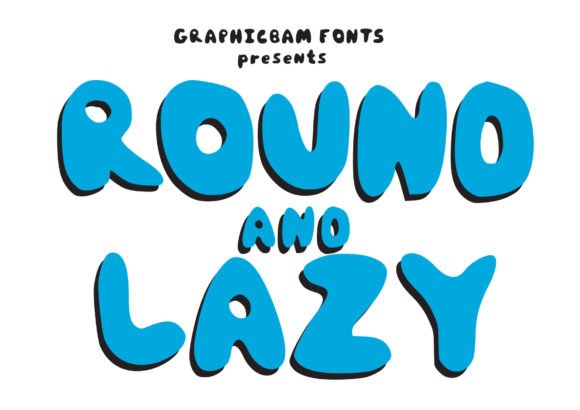 Round & Lazy Font - Featured Image