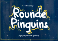 Rounde Pinguins Font - Featured Image