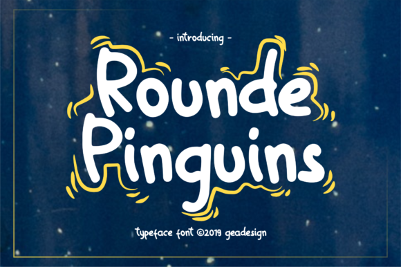 Rounde Pinguins Font - Featured Image